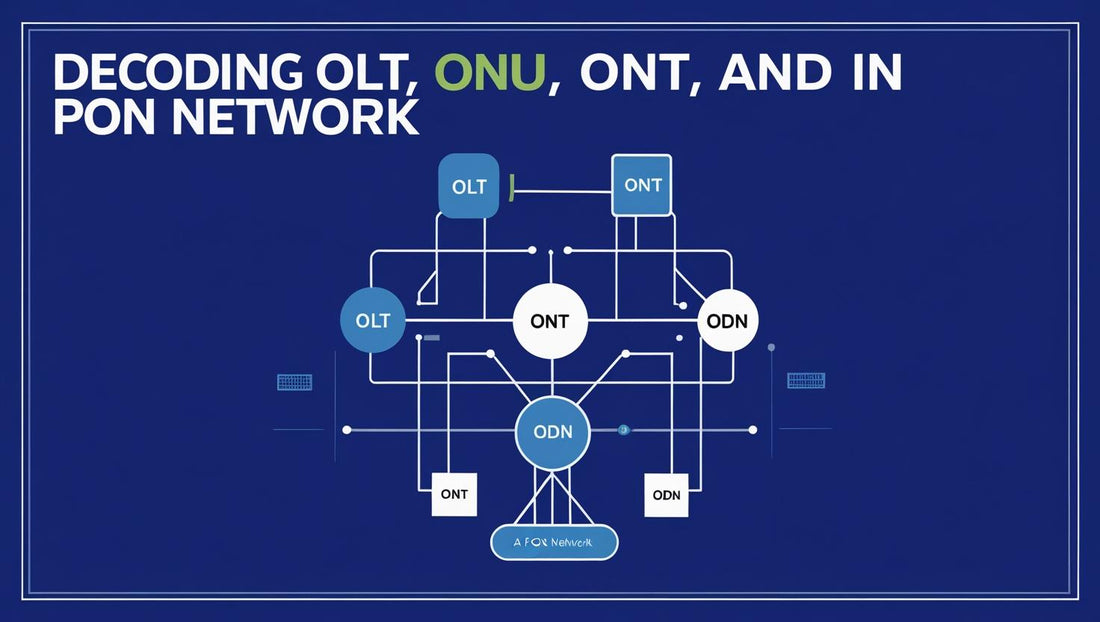 Decoding OLT, ONU, ONT, and ODN in PON Network