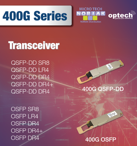 400G QSFP-DD & OSFP Transceivers: SR8, LR4, DR4, DR4+ Explained