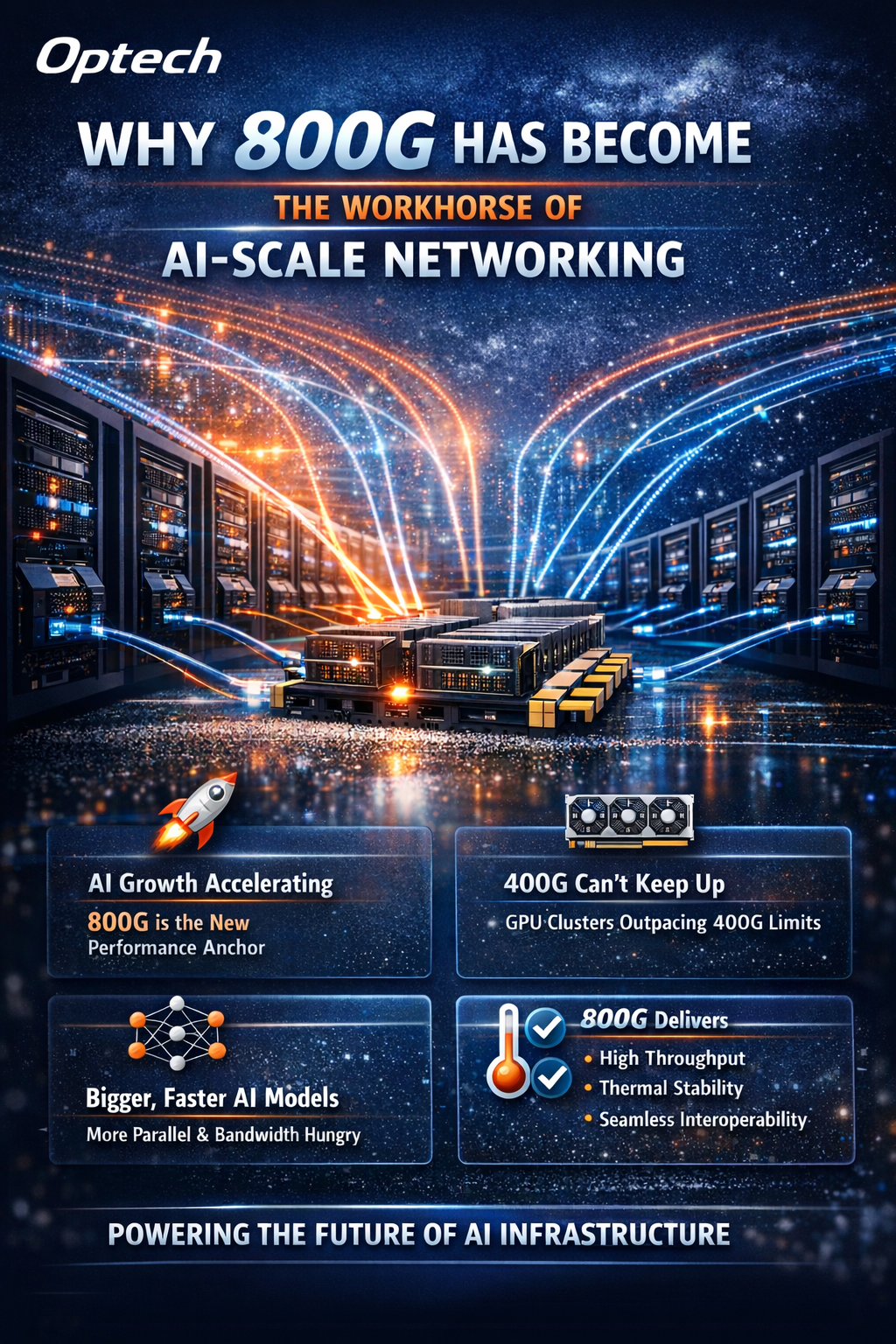 Why 800G Has Become the Workhorse of AI-Scale Networking